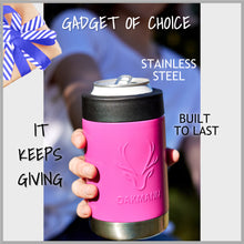 Load image into Gallery viewer, STUBiBudi 12oz Beer Cooler for Bottles and Cans with Bottle Opener (Pink)
