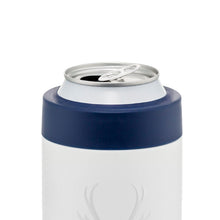 Load image into Gallery viewer, STUBiBudi 12oz Beer Cooler for Bottles and Cans with Bottle Opener (White)
