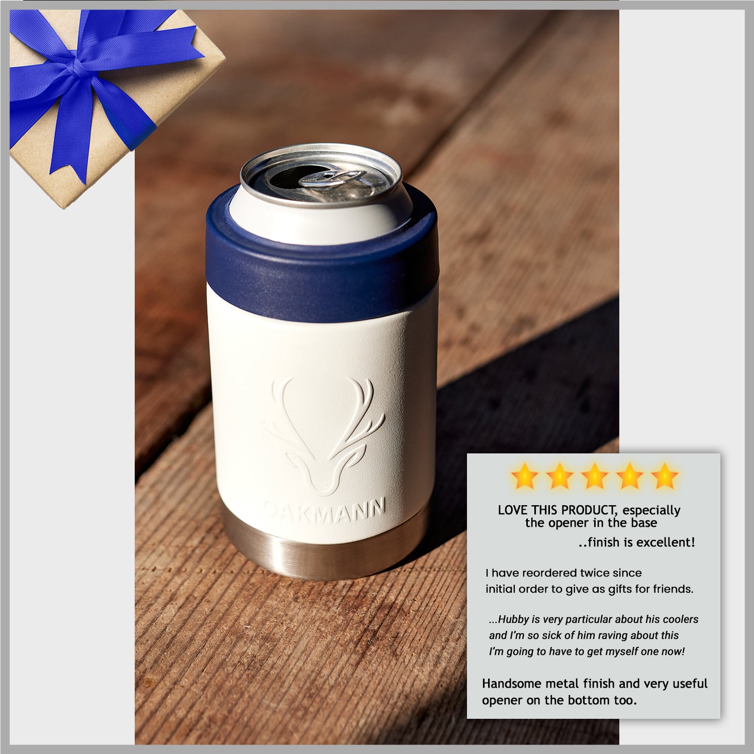 STUBiBudi Beer Can Coozie 12 oz Beer Bottle Insulator Beer Bottle Opener, 3  in 1 Universal Can Cooler 4 in 1 Insulated Can Coozie Bottles & Can Holder